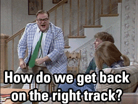 How do we get back on the right track?